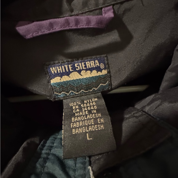 Vintage White Sierra Windbreaker Size Large Gorpcore - Picture 3 of 4
